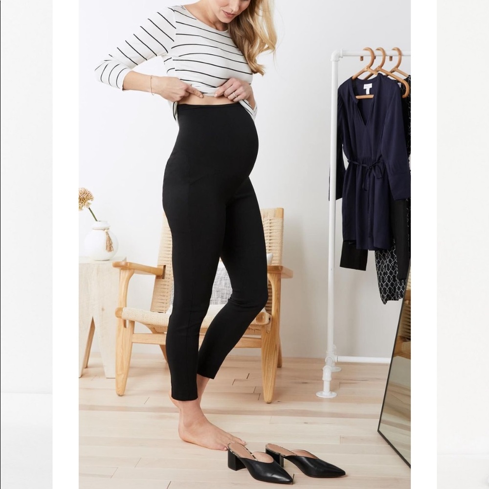 Motherhood Maternity black slim fit dress pants